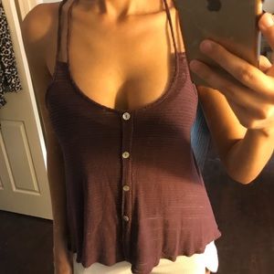 Dark purple Top
